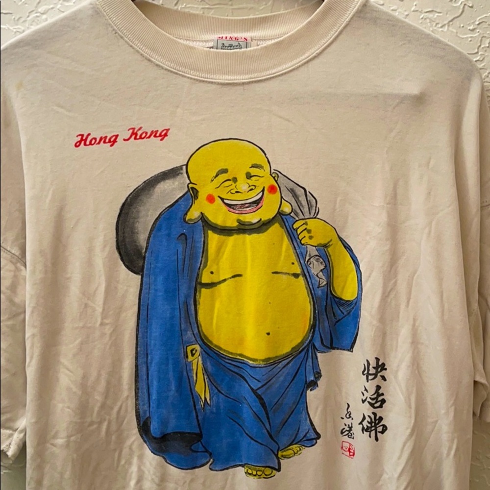 Late 90’s Hong Kong Tee with Buddha on front